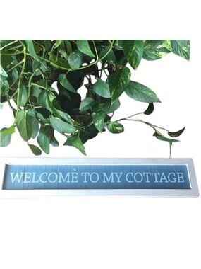 Wood Wall Art Waterside Cottage by Concept